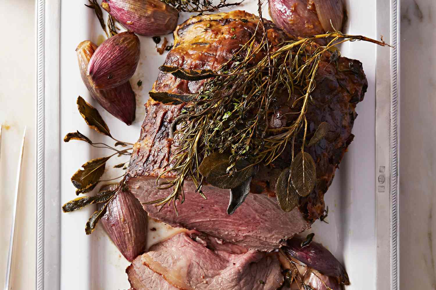 Roast Beef with Shallots