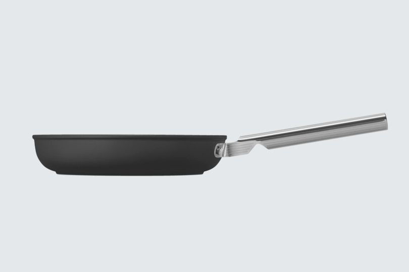 SMEG 9.5 inch nonstick black frying pan