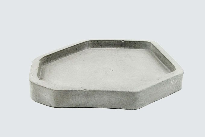 Catch all key dish Cement Tray Home decor
