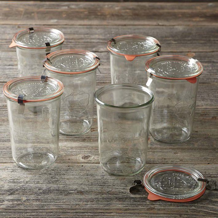 Weck 28.7-Ounce Glass Jars