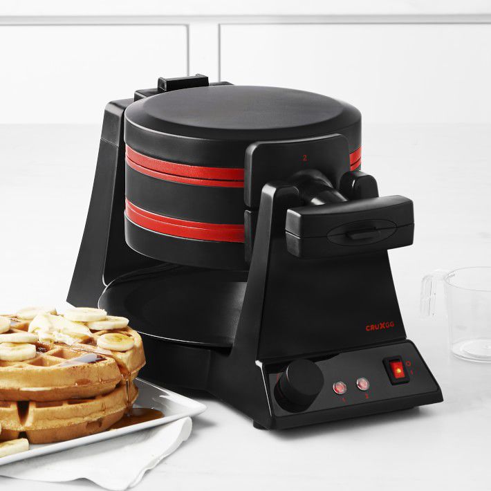 CRUXGG TRNR Double Rotation Waffle Maker