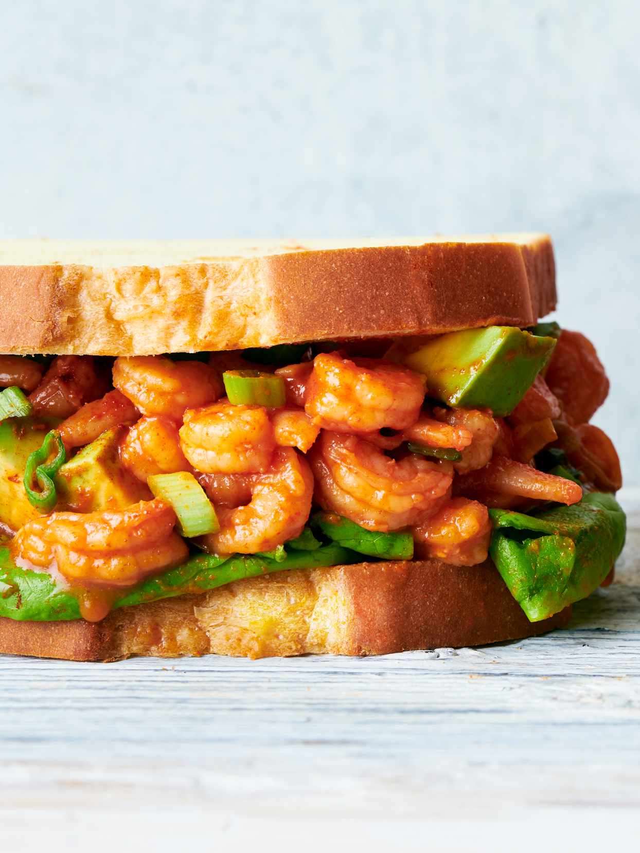 Shrimp-Louie Sandwich