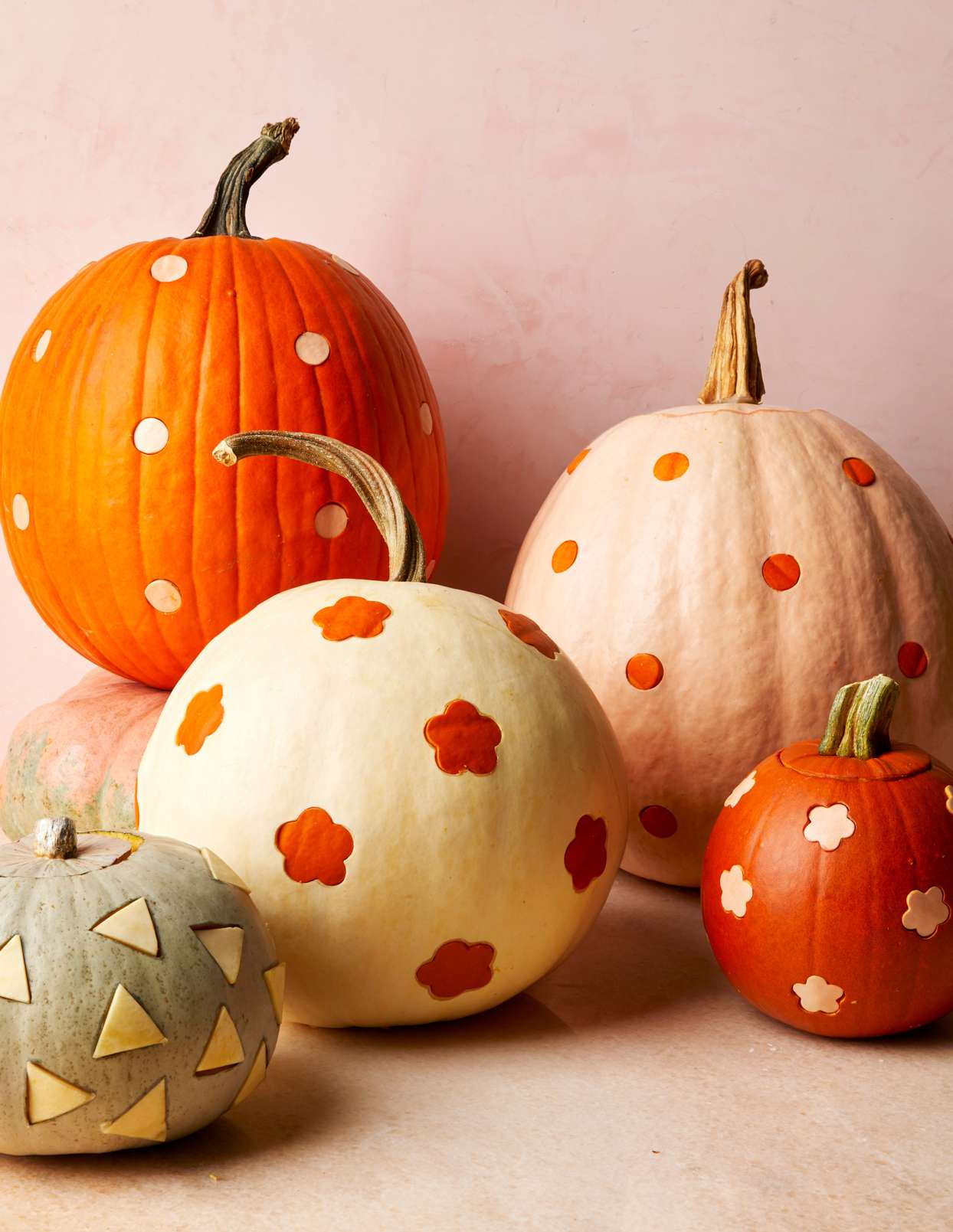 patterned Halloween pumpkins