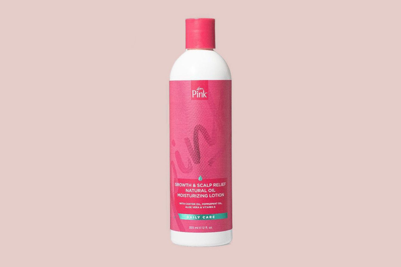 Pink Growth and Scalp Relief Natural Oil Moisturizing Lotion