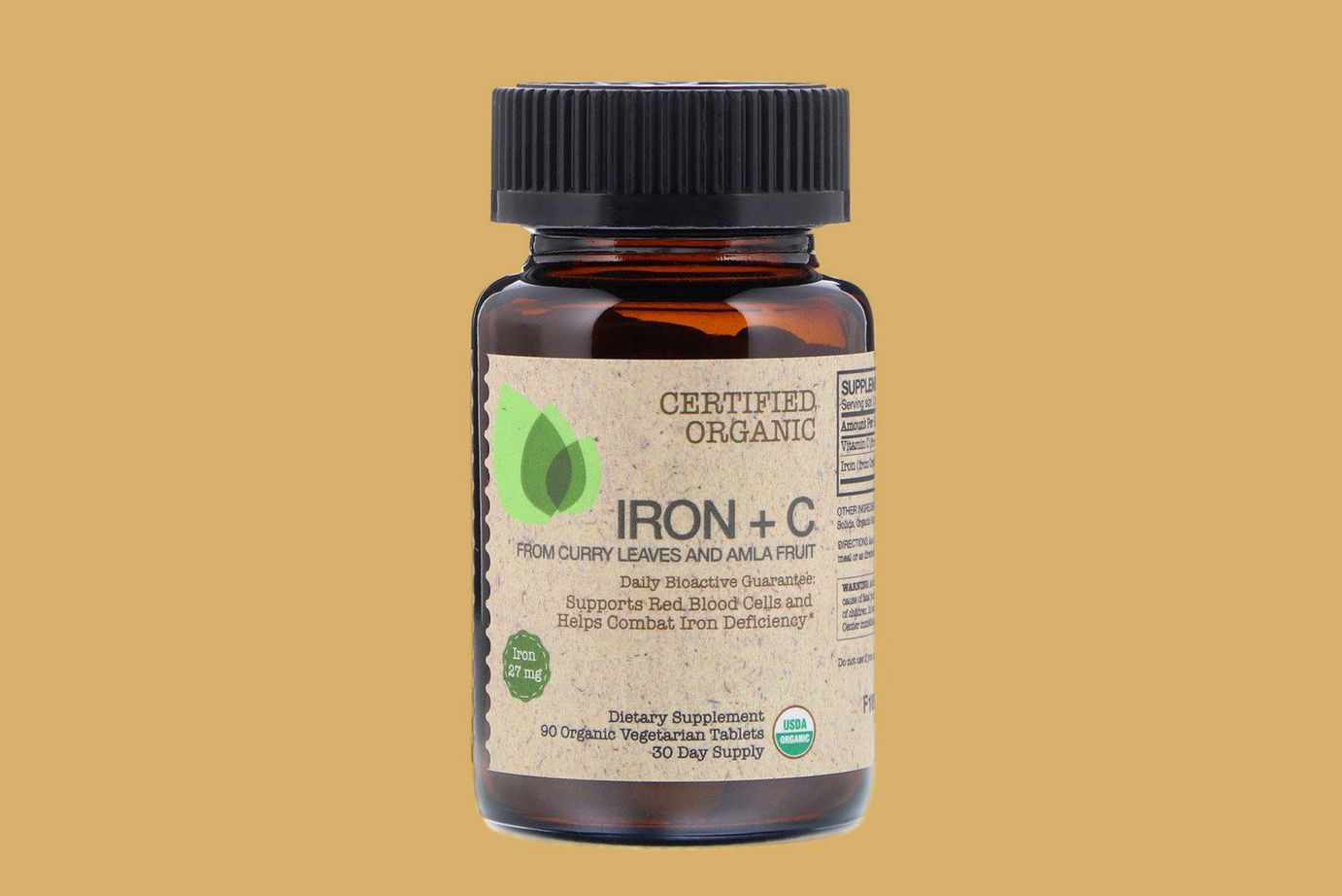 FutureBiotics Certified Organic Iron + C