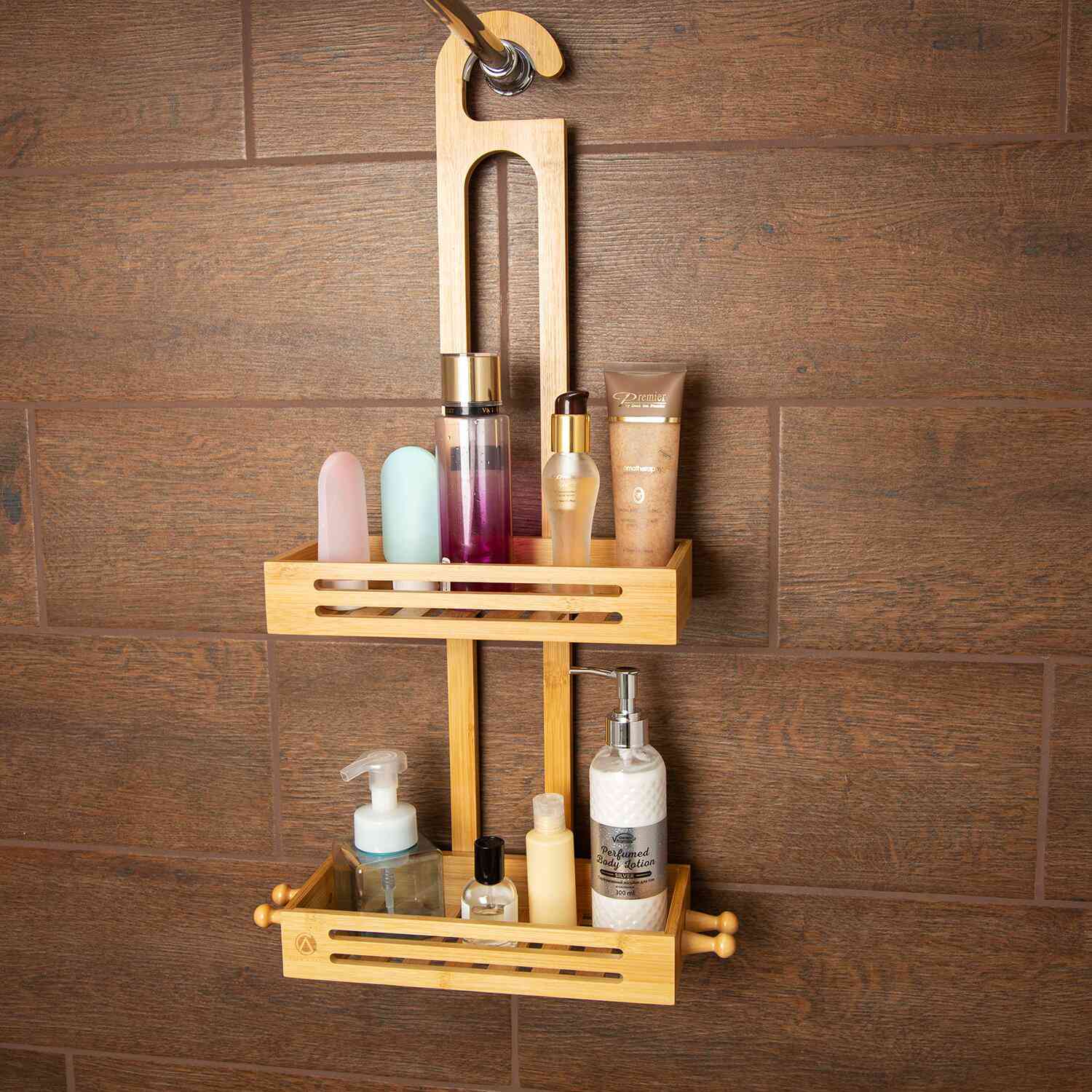 Crew & Axel Hanging Bamboo Shower Caddy