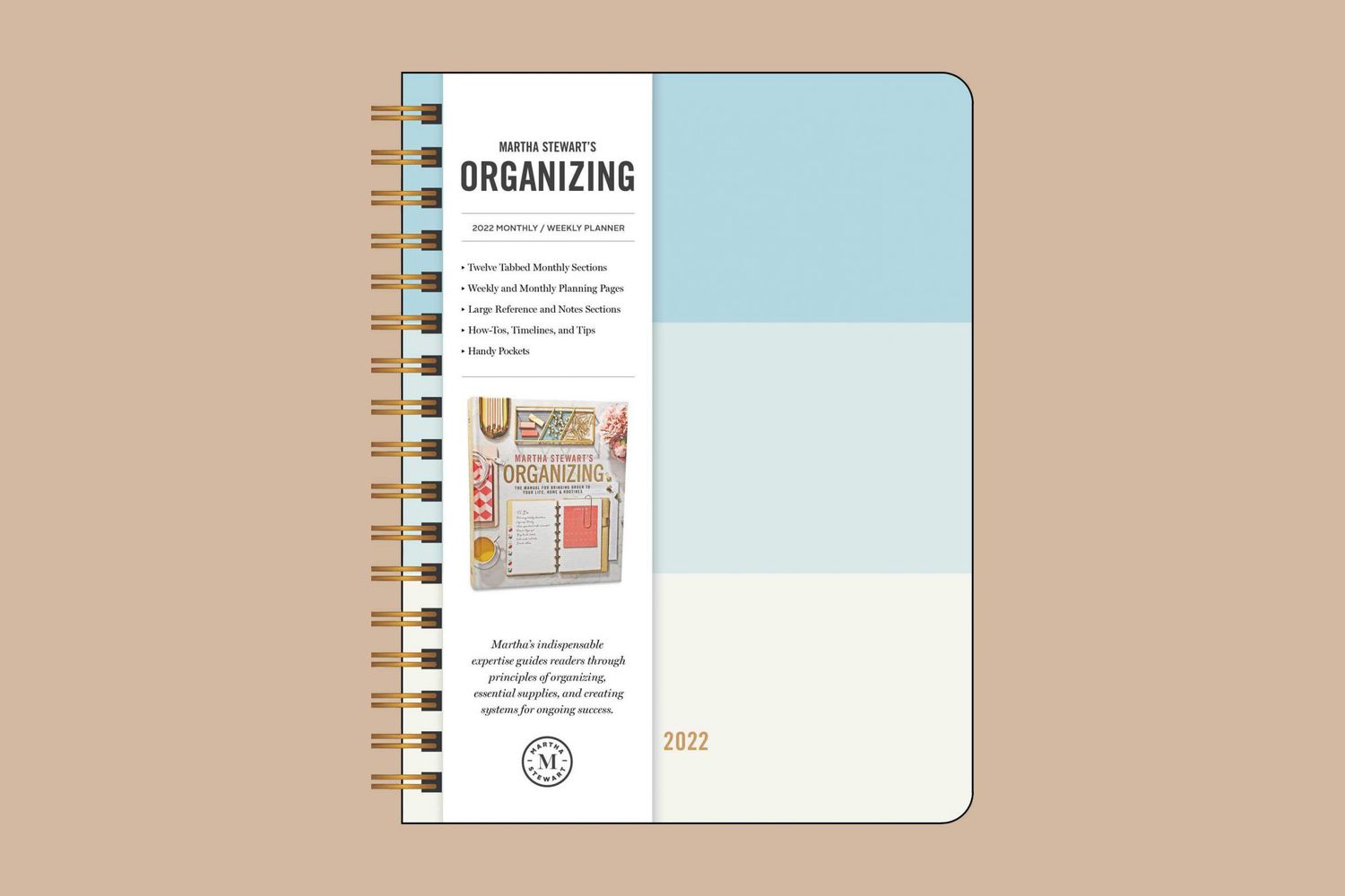 Martha Stewart Organizing 2022 Monthly/Weekly Planner Calendar