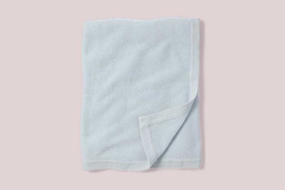 Petite Plume Cashmere Baby Blanket in Indigo