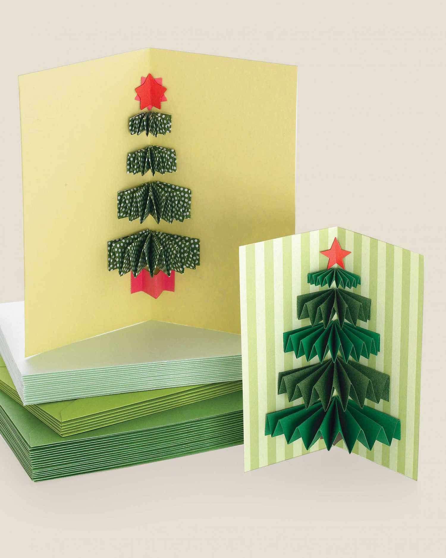 3d christmas tree card