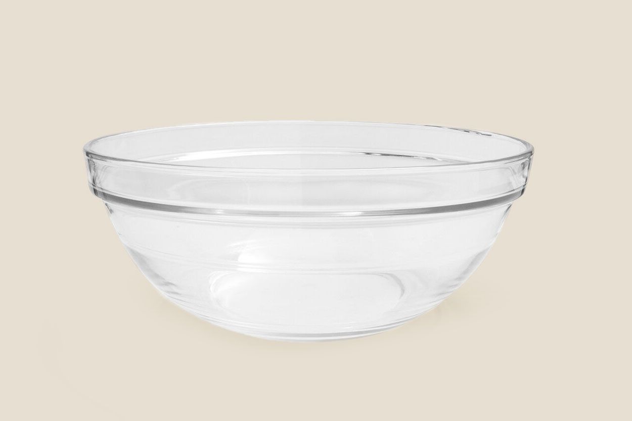 Duralex Lys Clear Stackable Bowl, 6 Quar