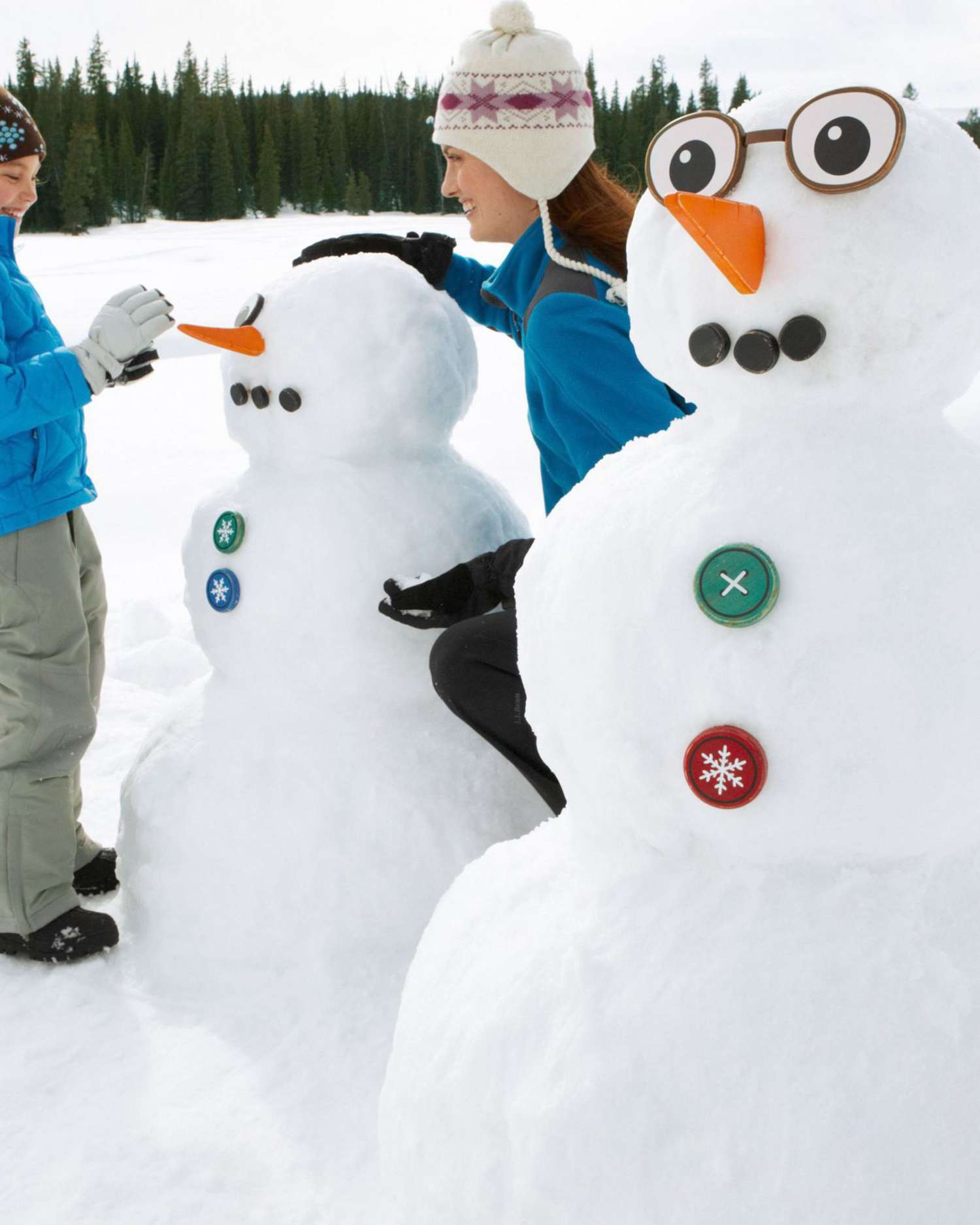 L.L. Bean Snowman Family Kit