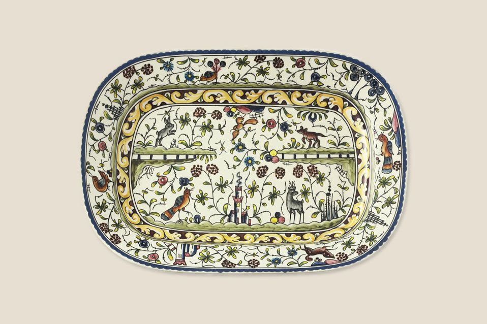 Williams Sonoma "Provence" Hand Painted Platter