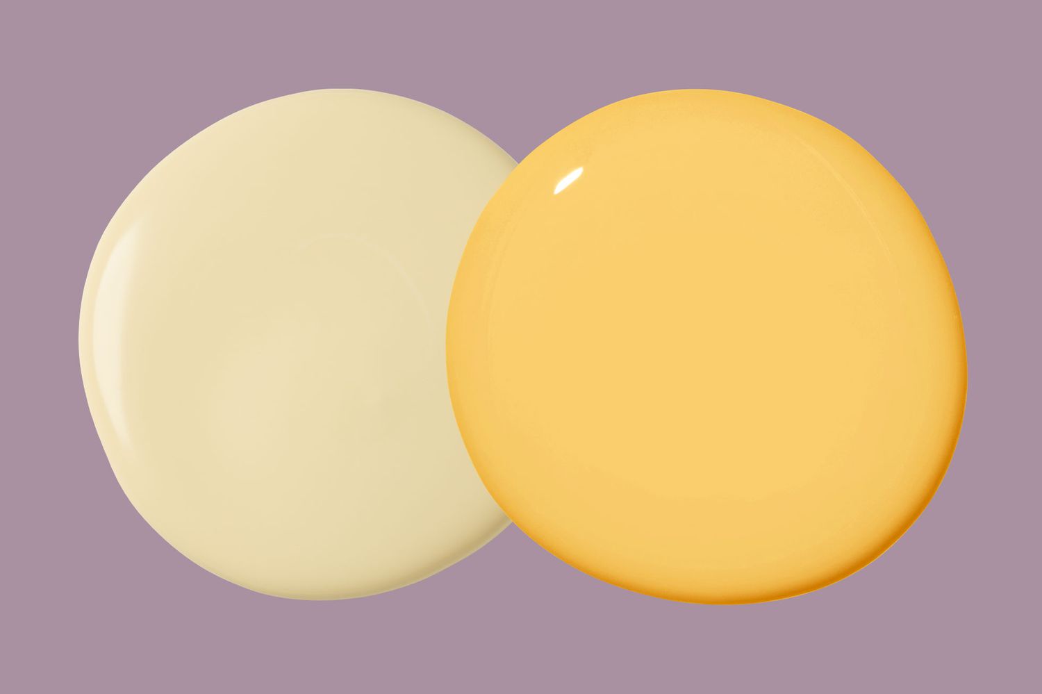 yellow paint swatches
