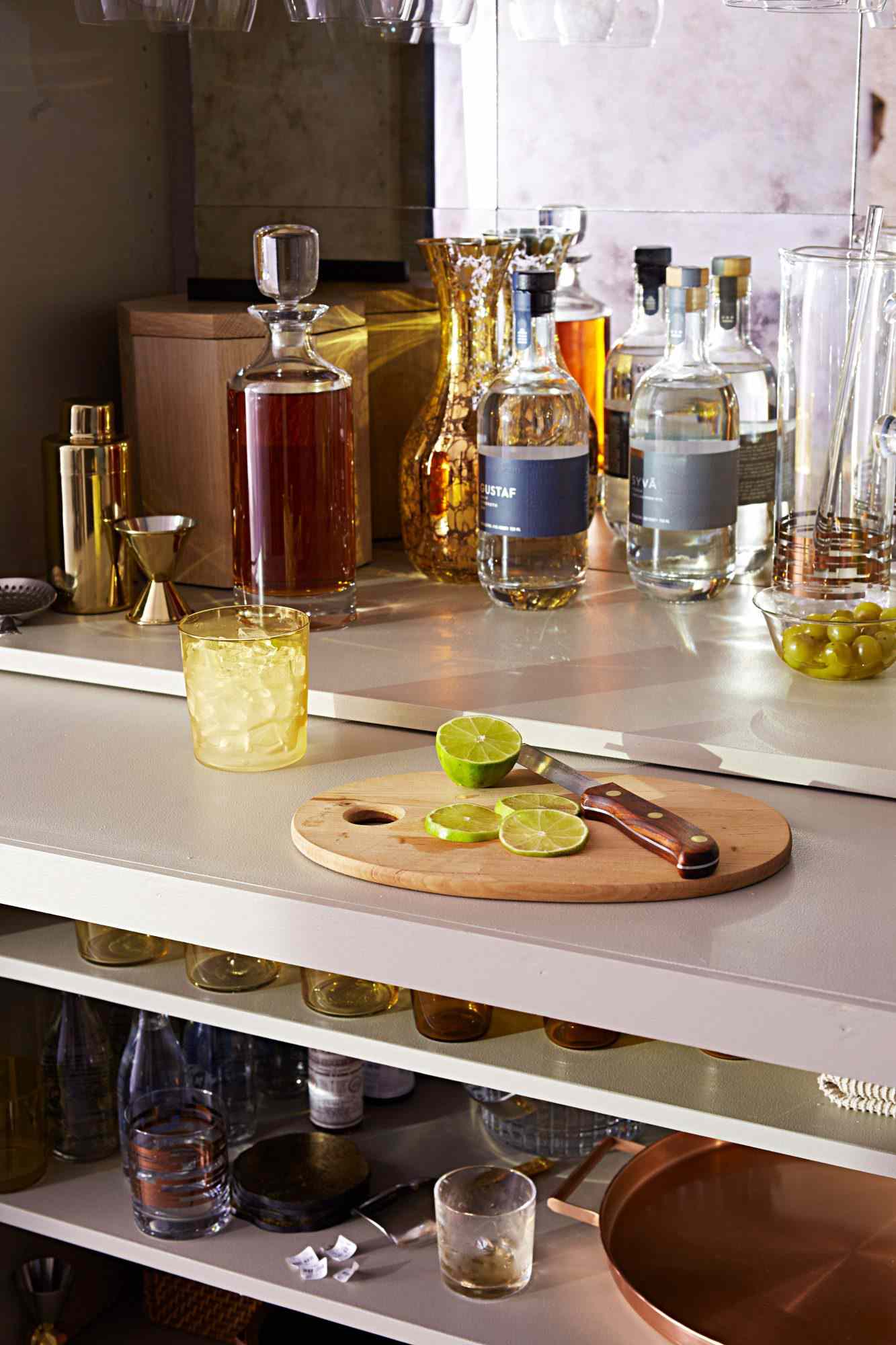 modern bar cabinet