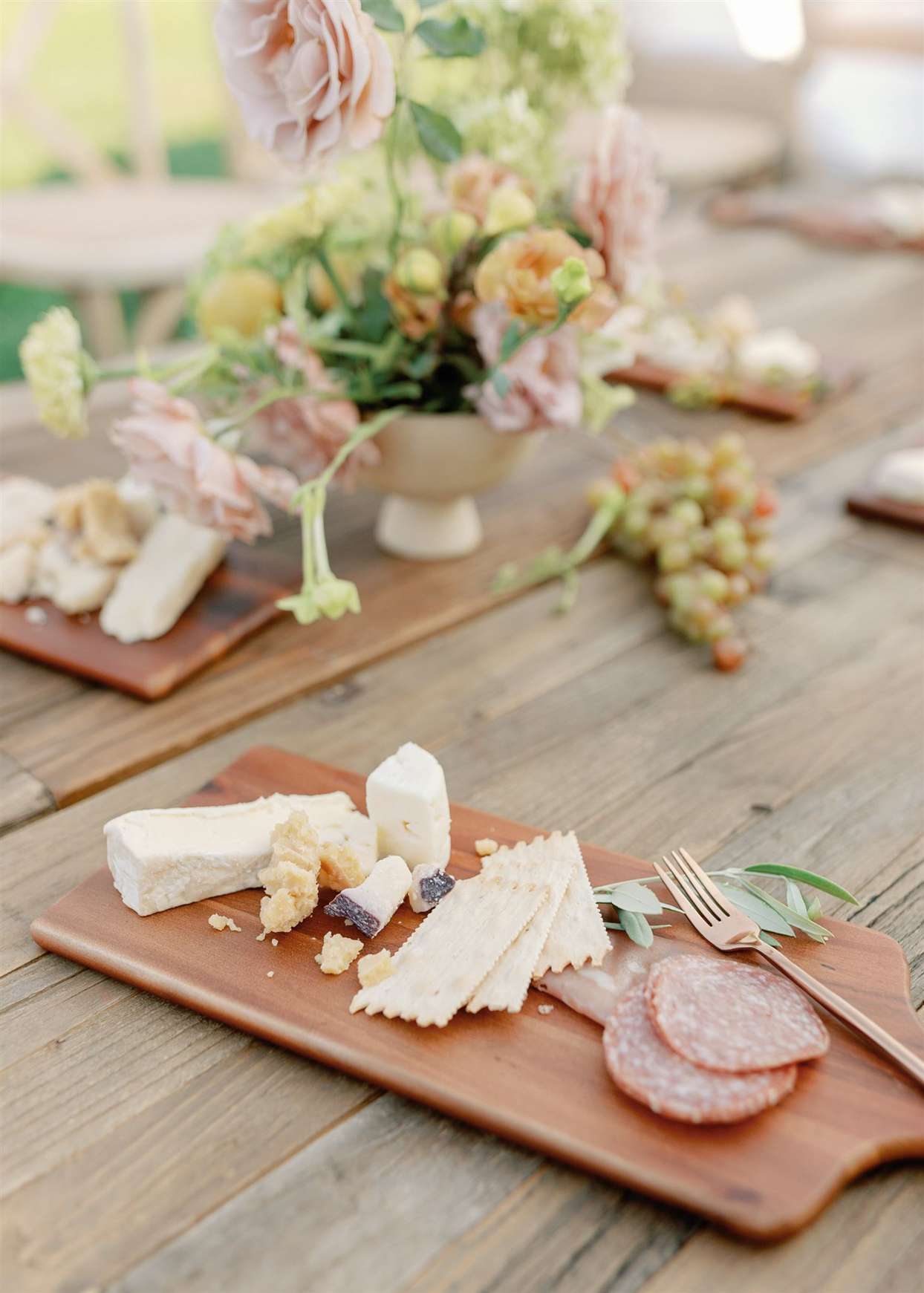 wedding cheese and meat boards
