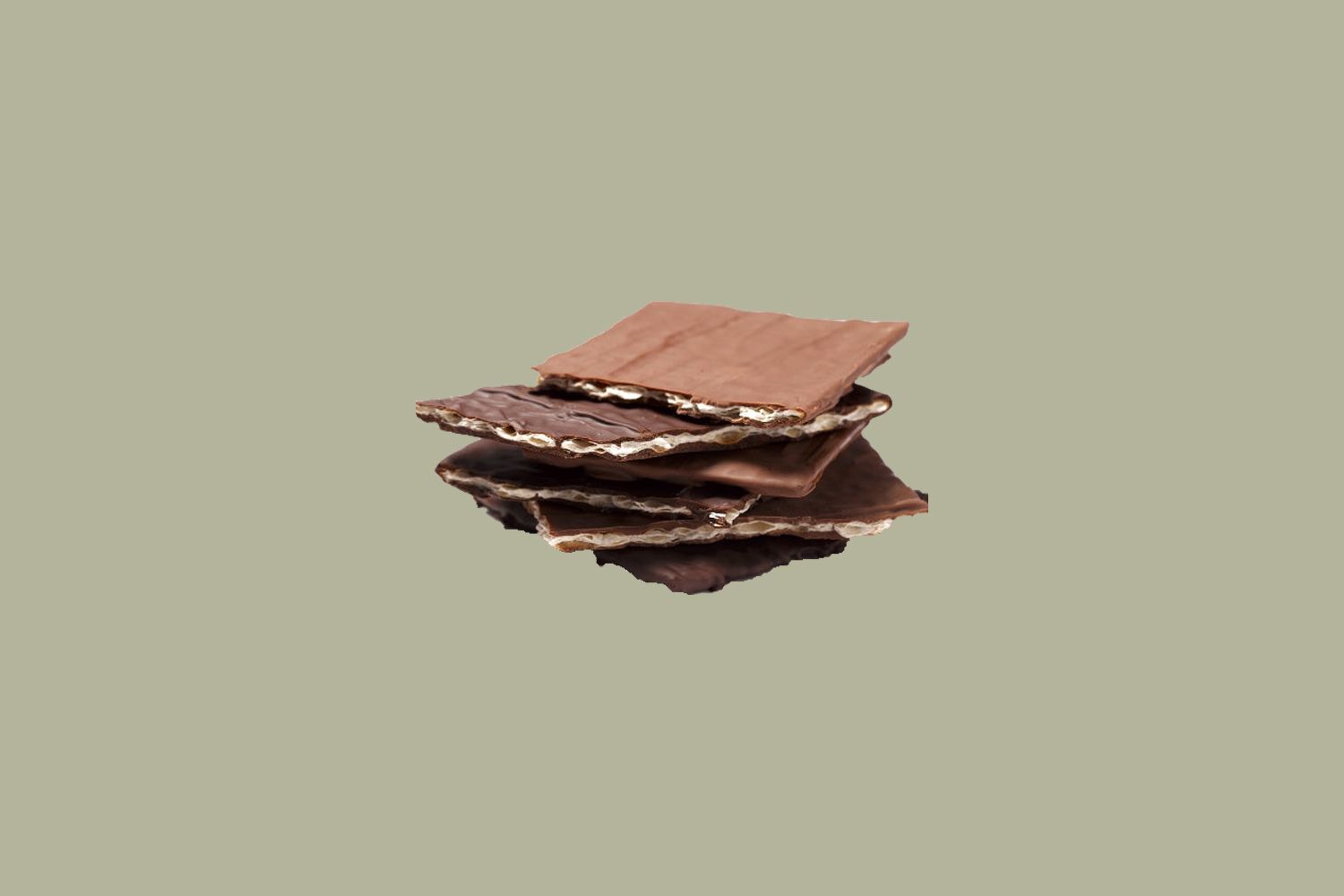 chocolate-covered matzoh