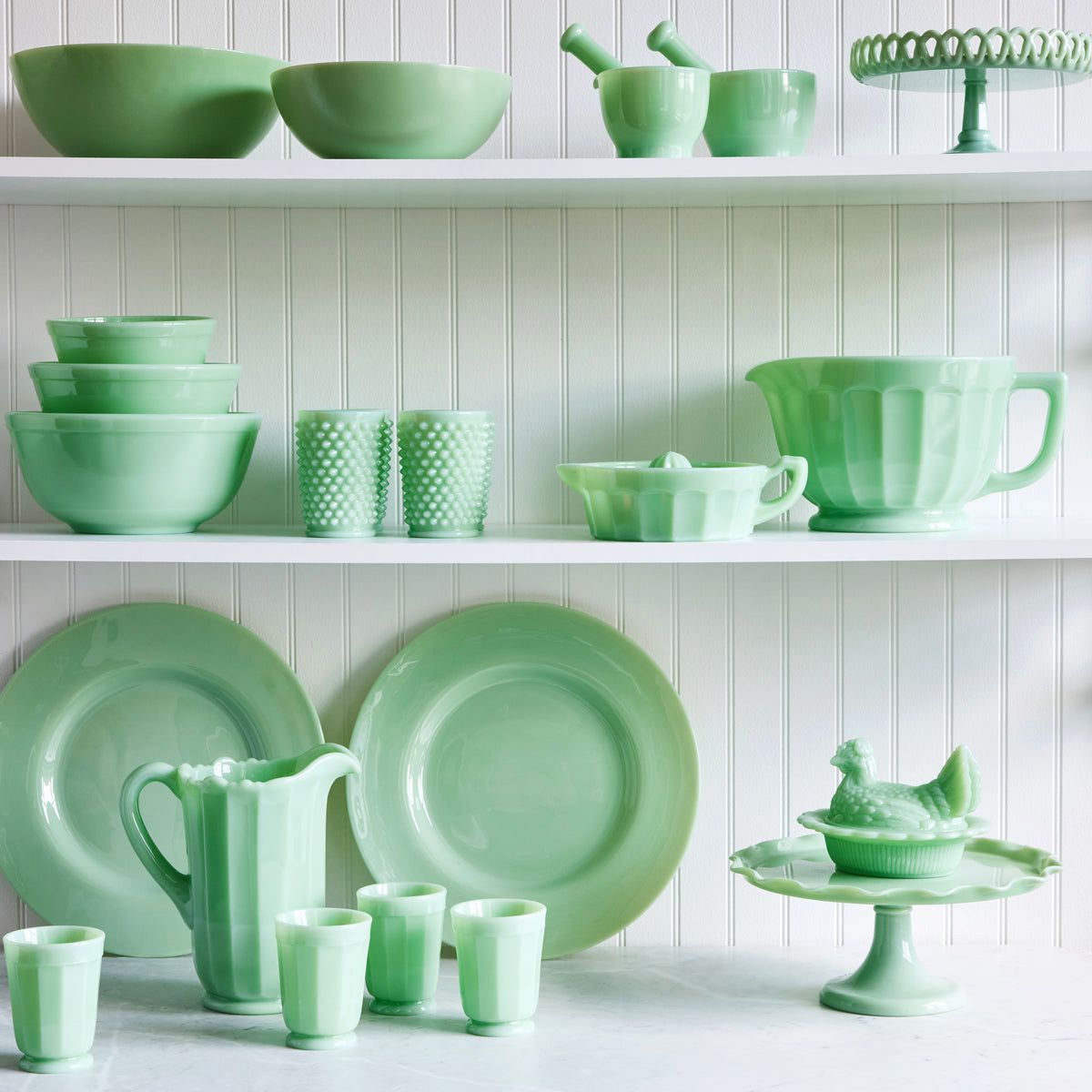 martha stewart jadeite collection