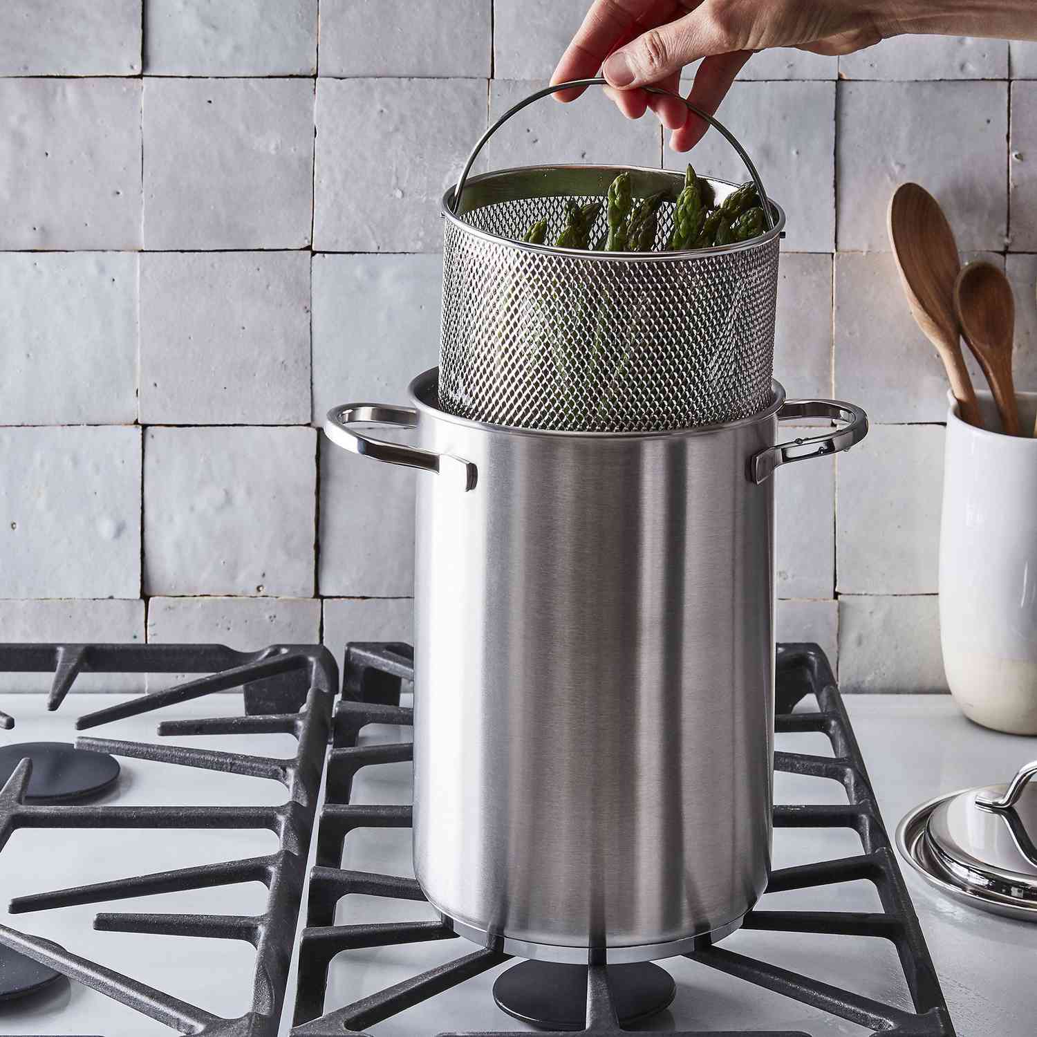 Demeyere Multi-Use Mini Stockpot with Steaming Basket