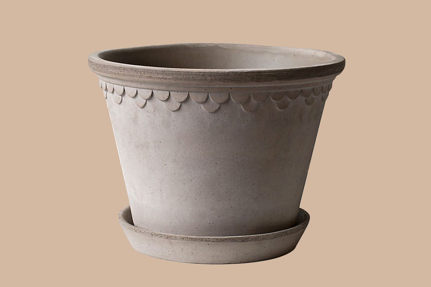 Planter on solid background