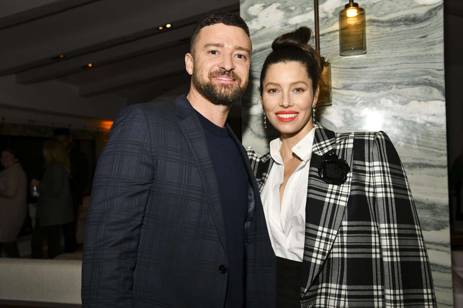 Justin Timberlake and Jessica Biel at the premiere of USA Network's "The Sinner" Season 3 after-party