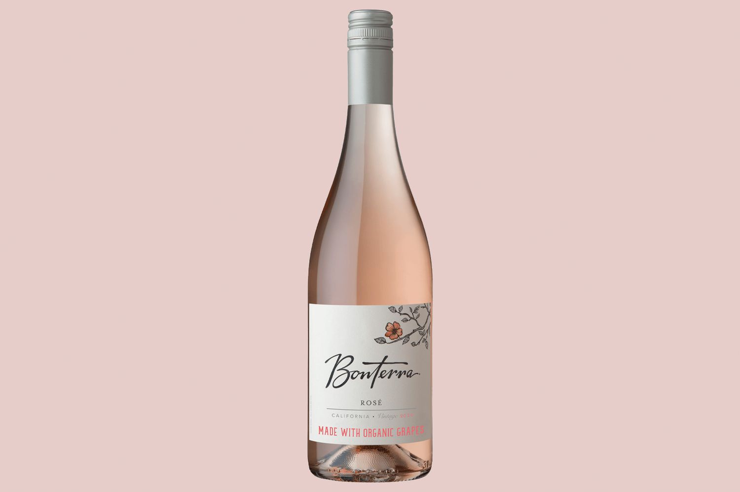 Bottle of rosé wine
