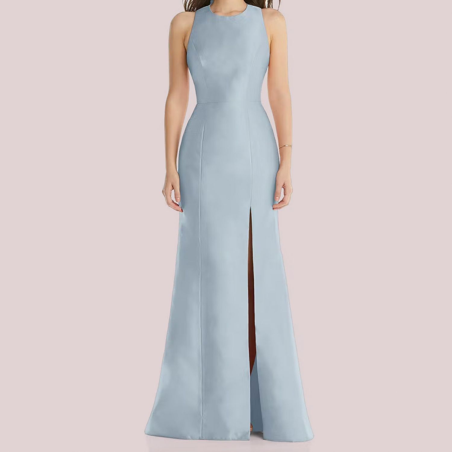 sleeveless mother of the bride dress