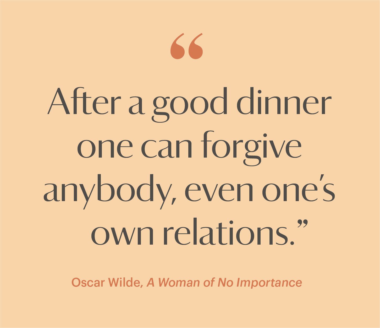thanksgiving quote by oscar wilde