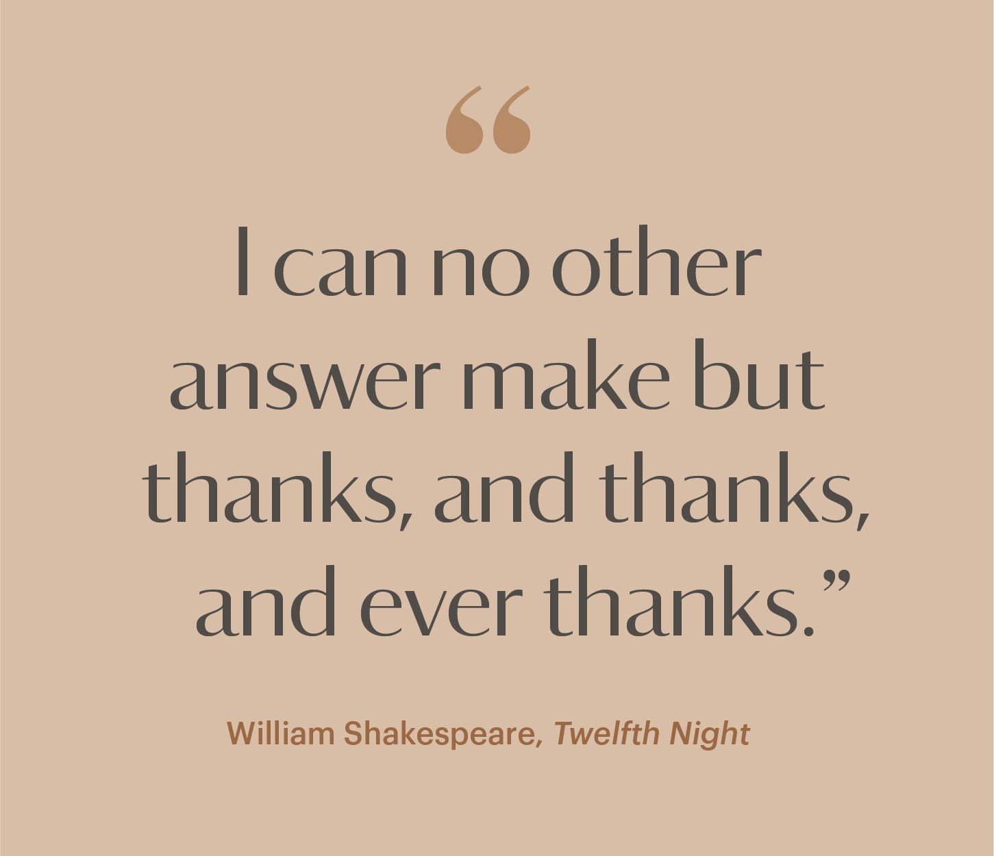 thanksgiving quote by william shakespeare