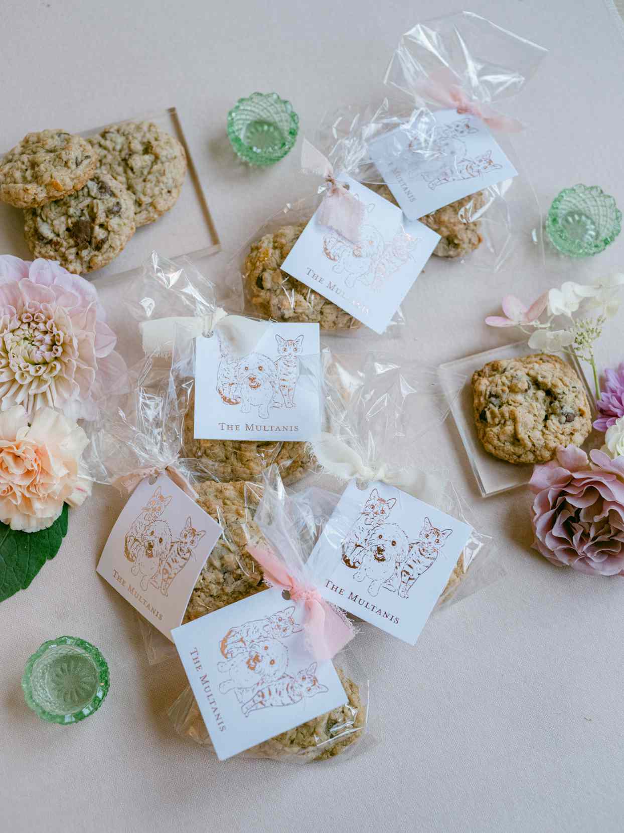homemade cookie wedding favors