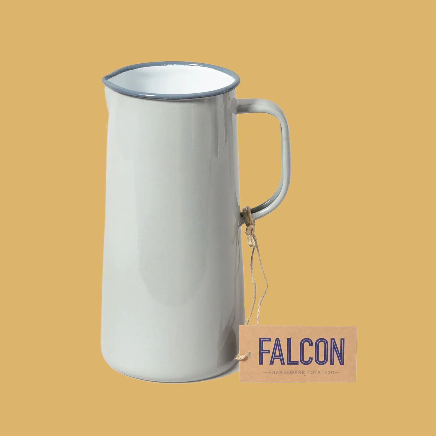 Falcon Enamelware 3 Pint Jug in Falcon Blue