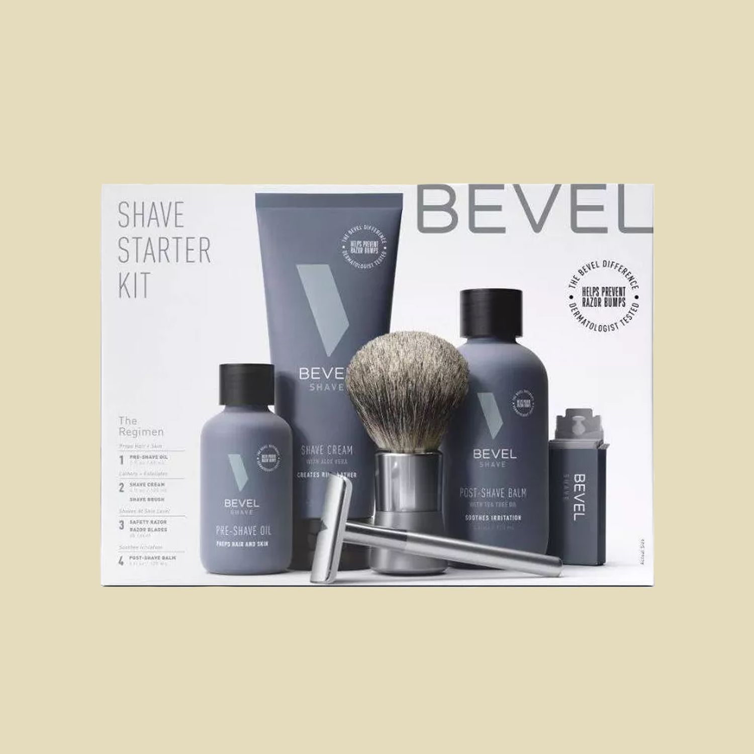 BEVEL Men's Shave Kit