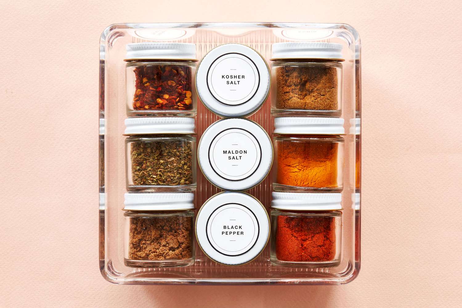 spices containers jars
