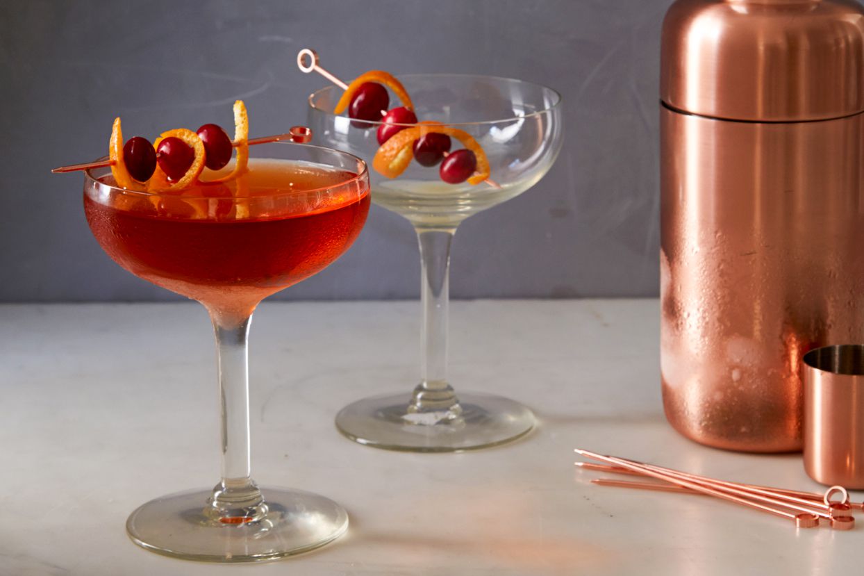 citrus dreaming cocktails and copper cocktail shaker