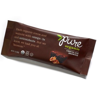 Best Chocolate Nutrition Bar: Pure Organic Chocolate Brownie Bar