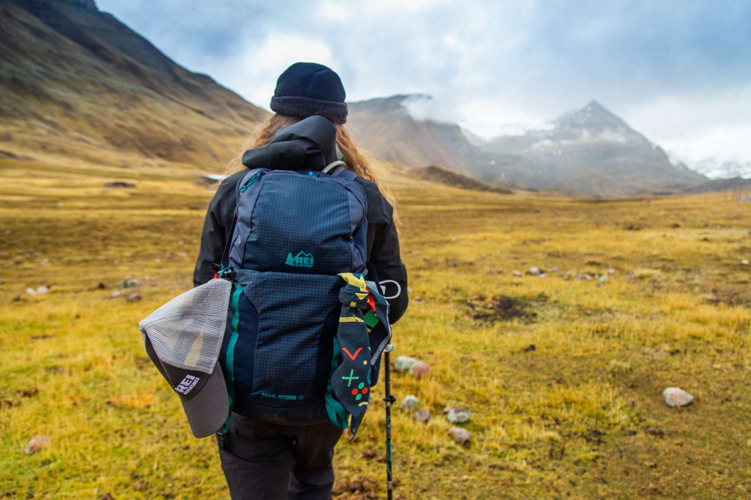 woman hiking in best hiking backpack for women