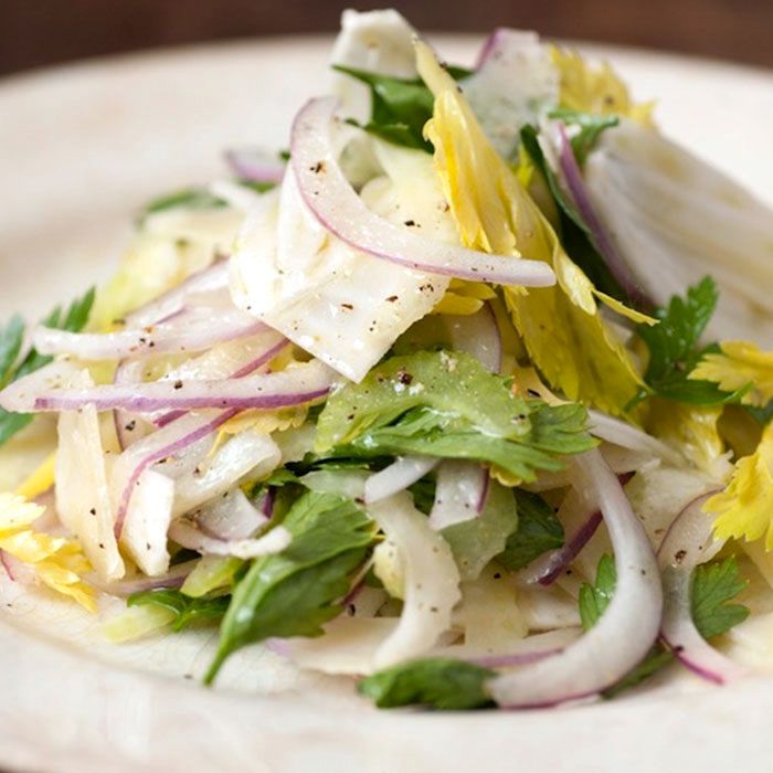 Shaved Fennel, Celery, and Parsley Salad