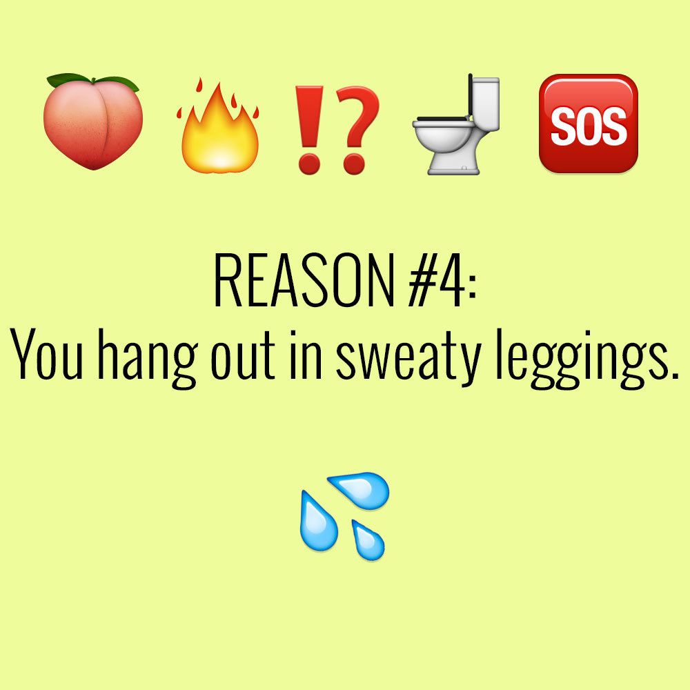 Your Sweat - reasons for itchy butt