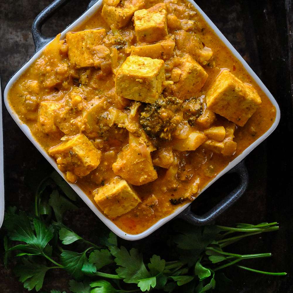 Vegan Tofu and Peanut Butter Curry