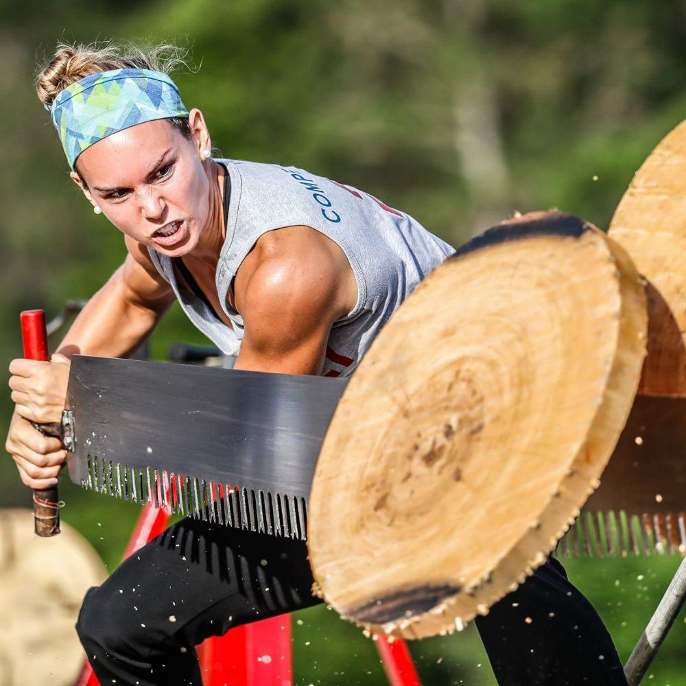 This Woman Made a Name for Herself In the Male-Dominated World of Lumberjack Sports