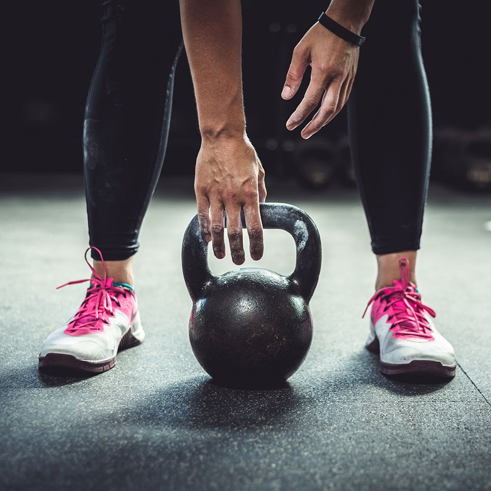 This Kettlebell Cardio Workout Video Promises to Get You Breathless