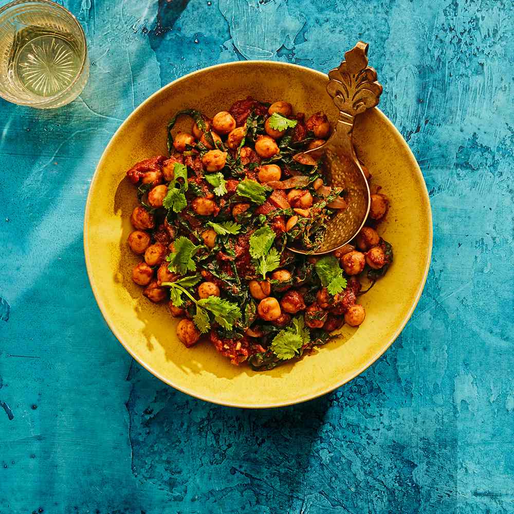 vegetarian indian recipe for chick peas