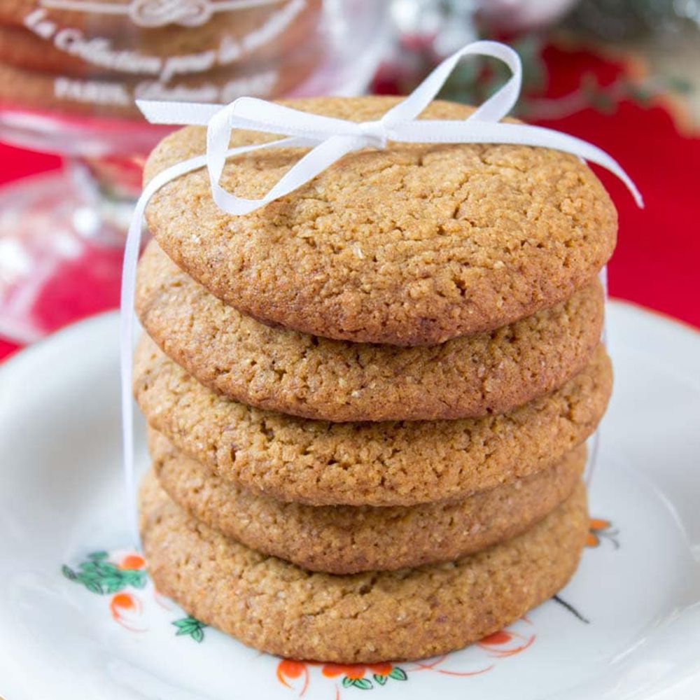 Honey Cinnamon healthy holiday Cookies