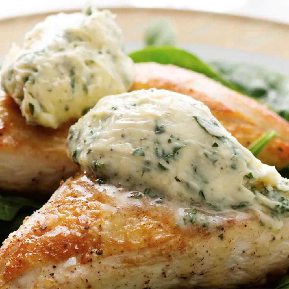 easy chicken keto recipe with herb butter