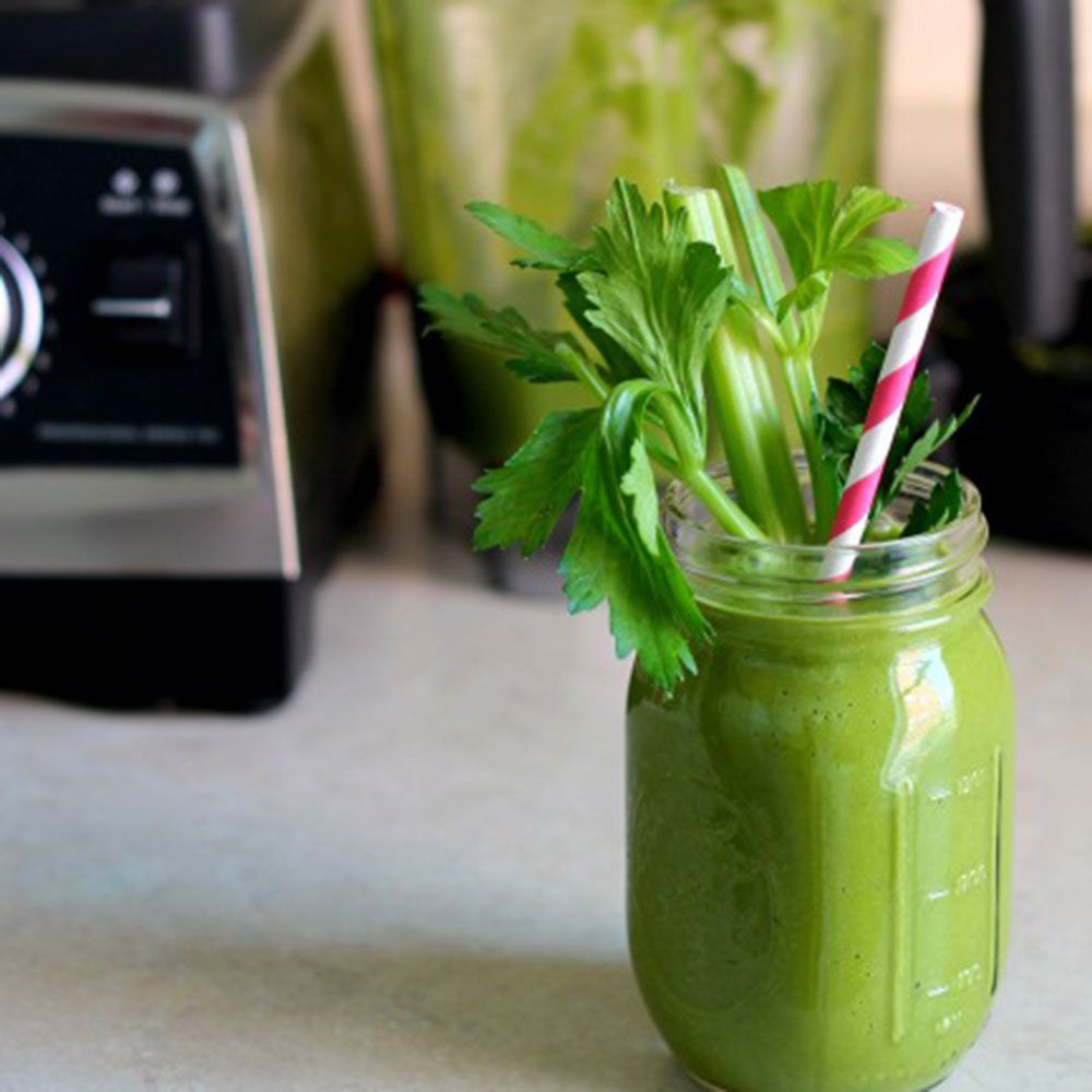 green vegetable smoothie recipe