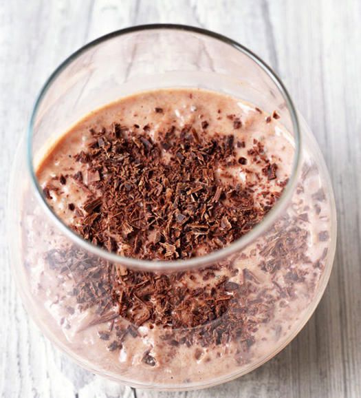 Chocolate Peanut Butter Chia Protein Pudding