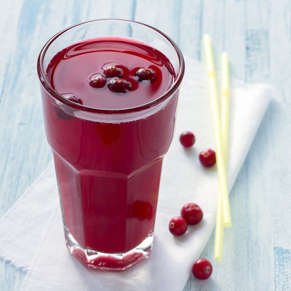 cranberry juice healthy thing to drink