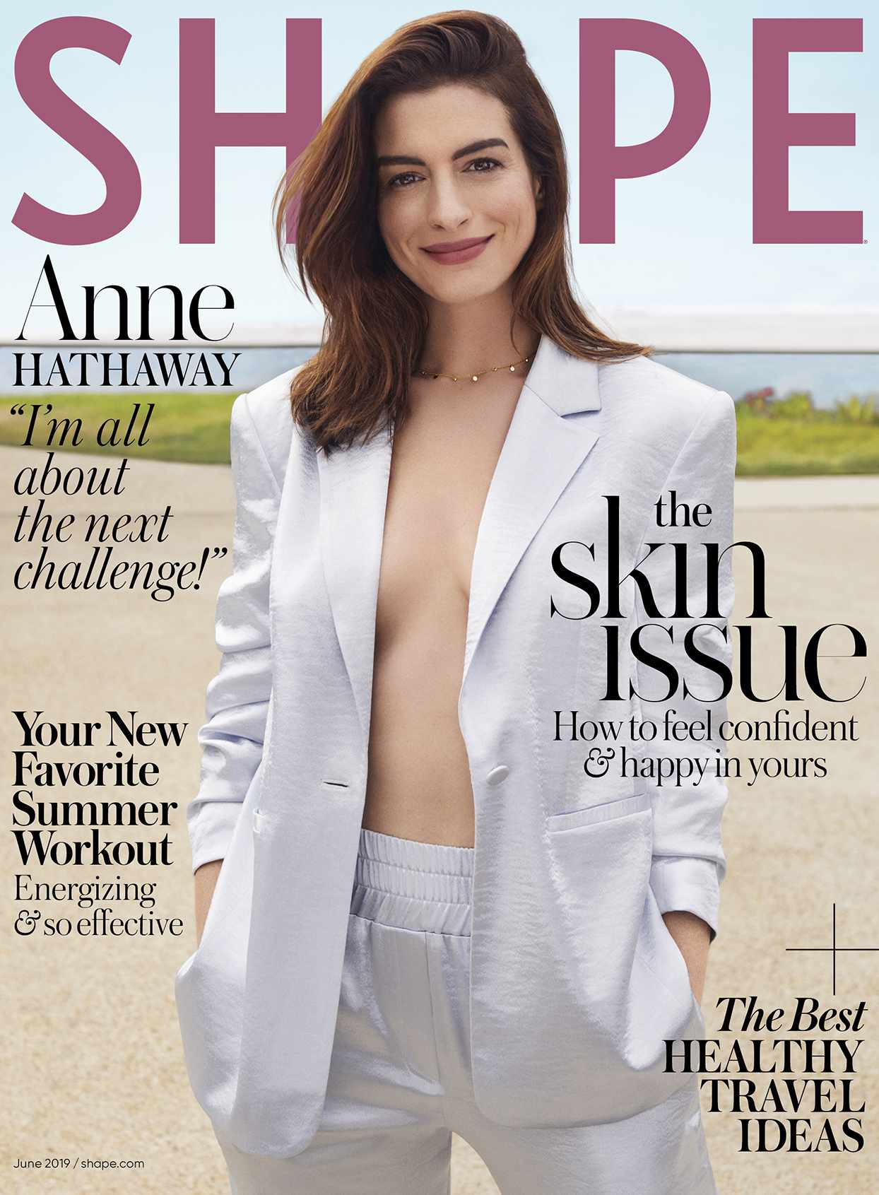 Anne Hathaway Shape Magazine Cover