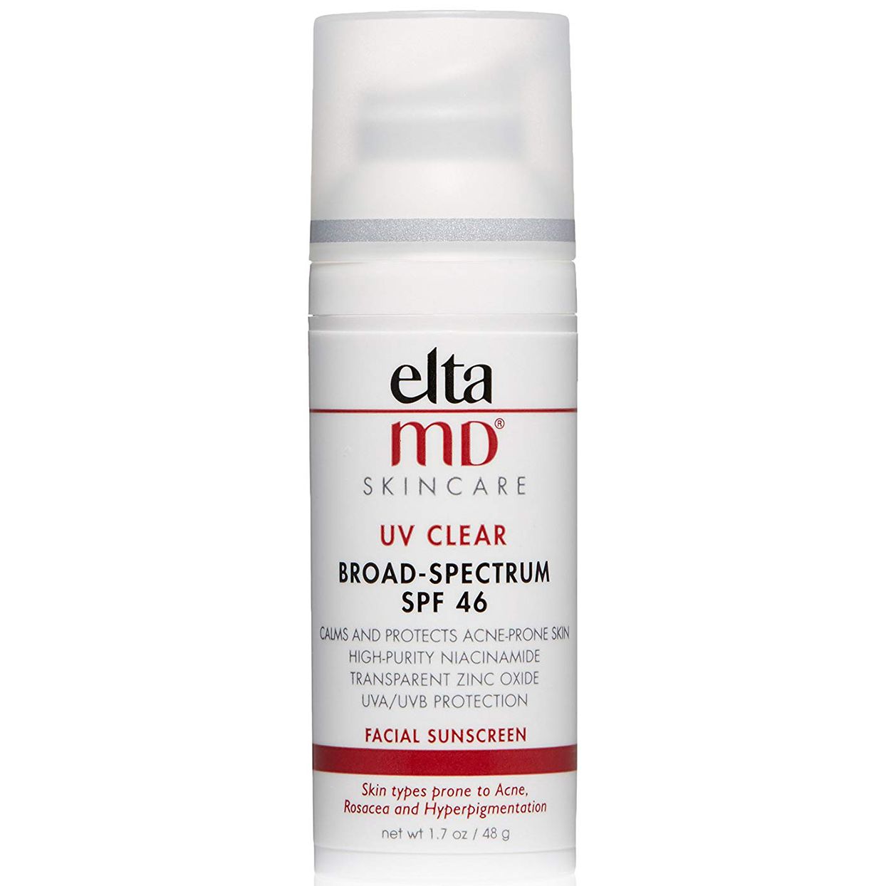 Best Face Sunscreen for Oily Skin or Acne: EltaMD UV Clear Broad-Spectrum SPF 46