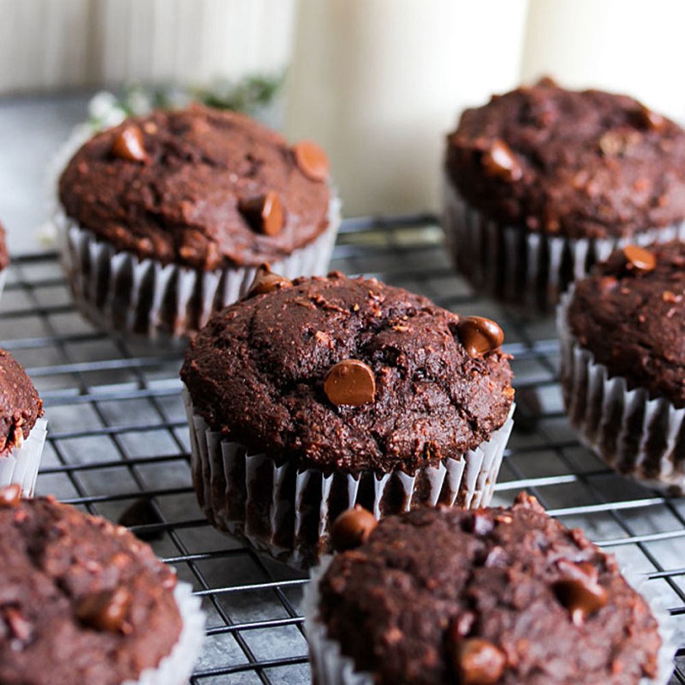 Double Chocolate Beet Muffins