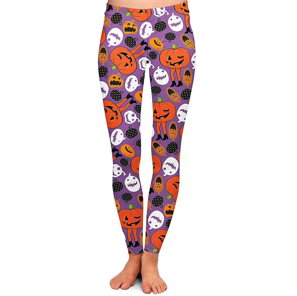 ZYPAGV Halloween Womens Printed Yoga Pants High Waist Dance Leggings 